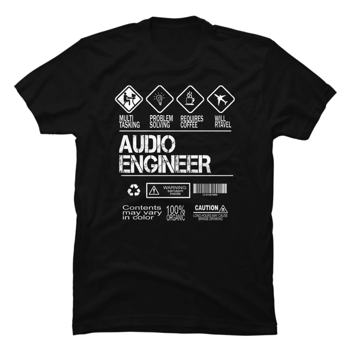 sound engineer t shirt